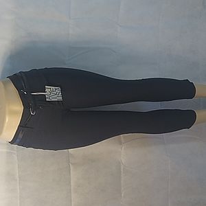 Active USA NEW navy women's stretch work pants with belt size small.